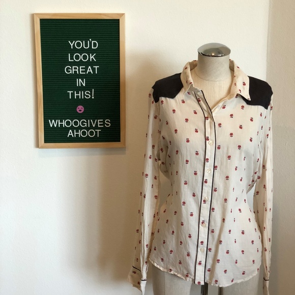 Mossimo Supply Co. Tops - Howdy Y'all Western Style Shirt